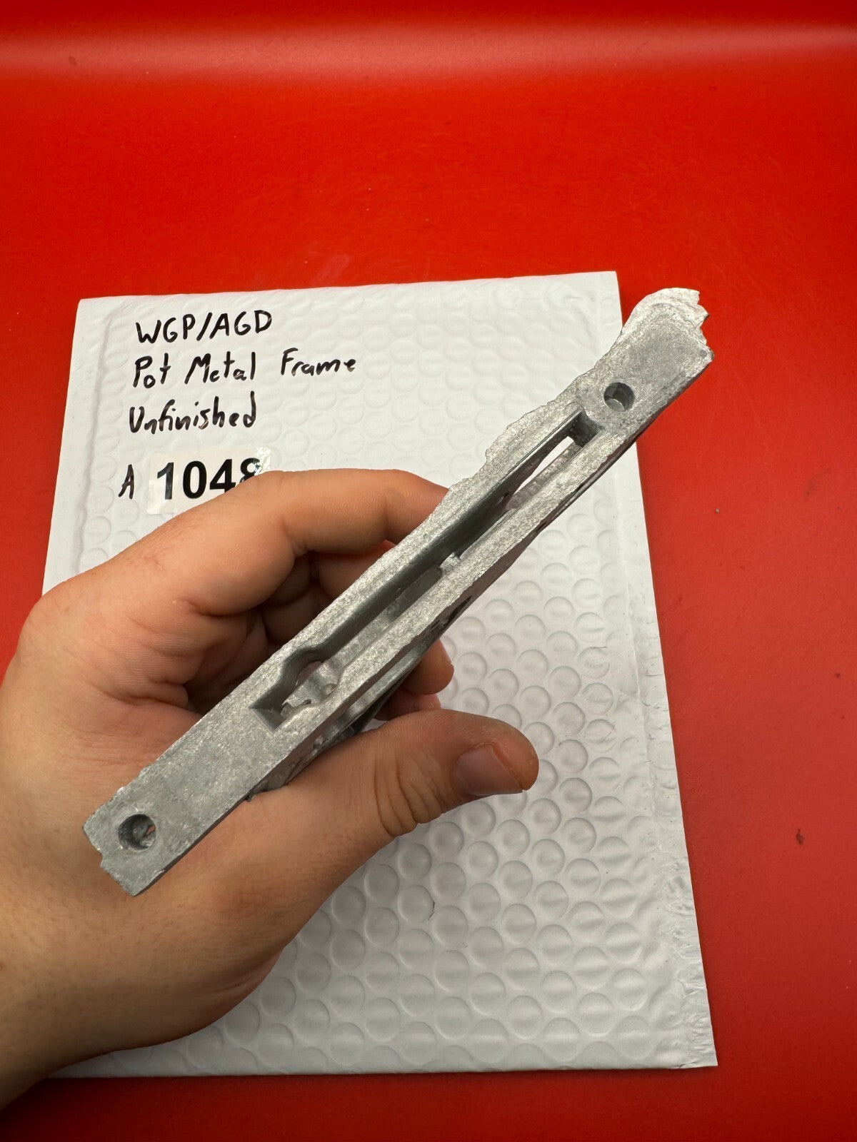 WGP/AGD Pot Metal Paintball Marker Frame Unfinished