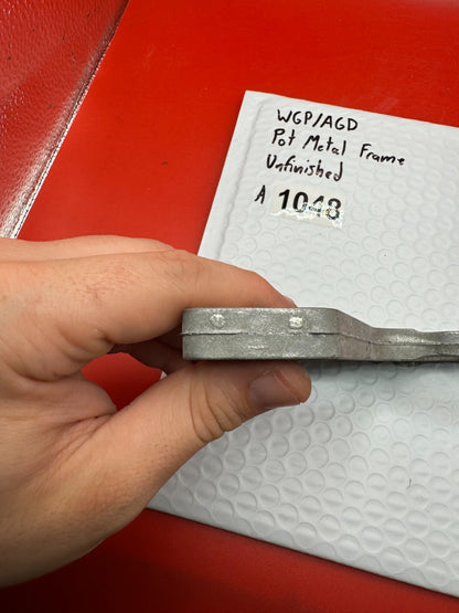 WGP/AGD Pot Metal Paintball Marker Frame Unfinished