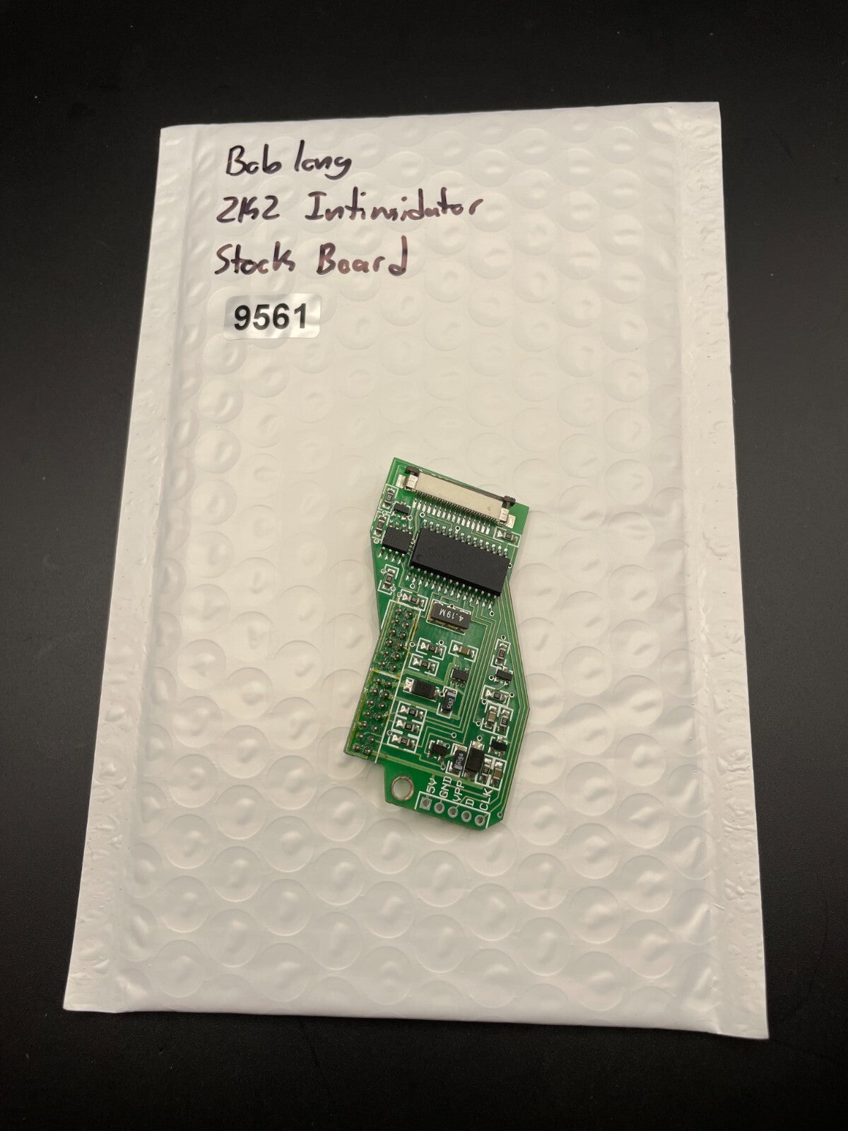 Bob Long 2K2 Intimidator Stock Board