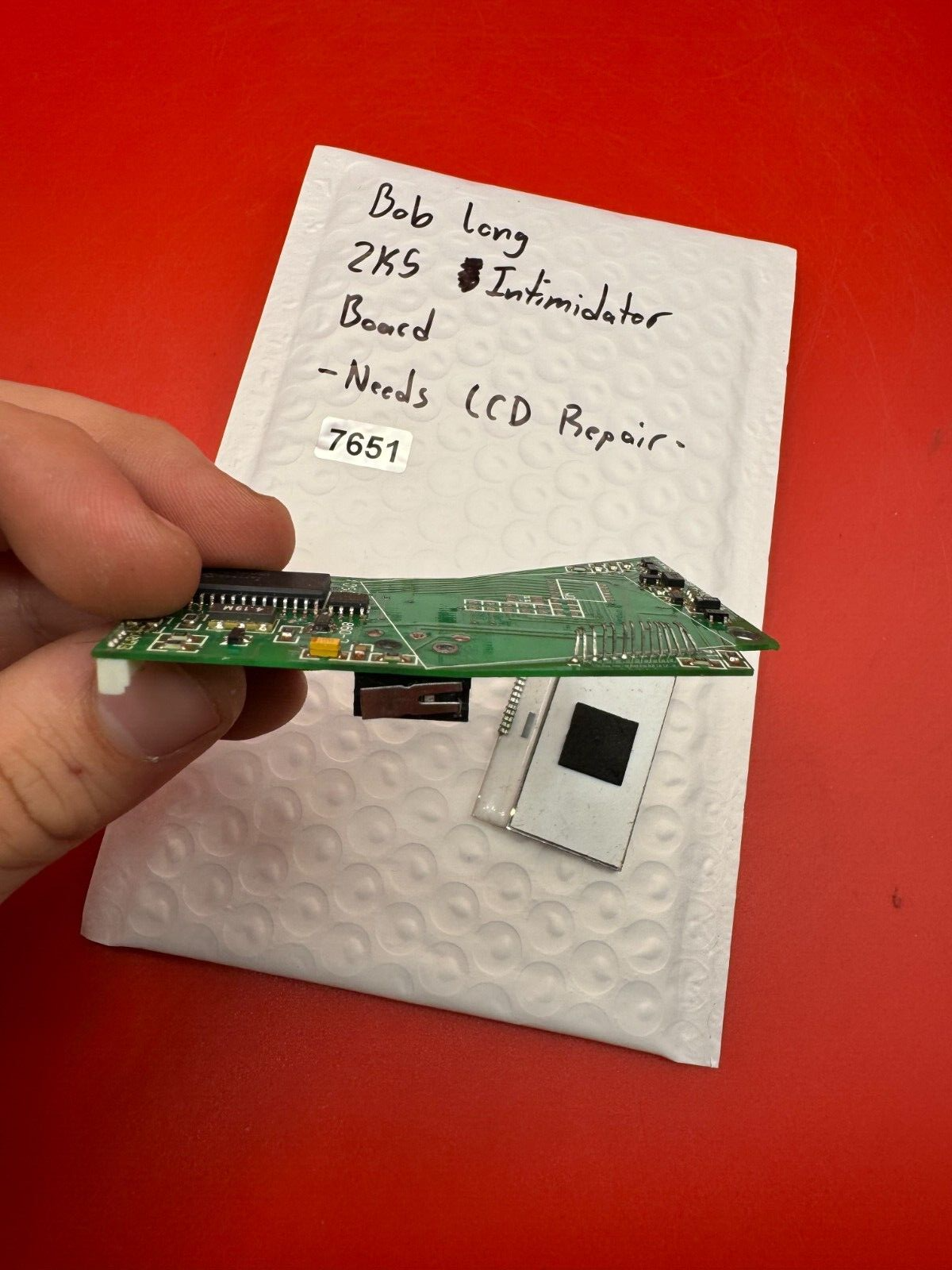 Bob Long 2K5 Intimidator Board -Needs LCD Repair-