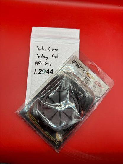 Virtue Crown Prophecy Feed NOS - Grey - used paintball hopper feed lid - grey