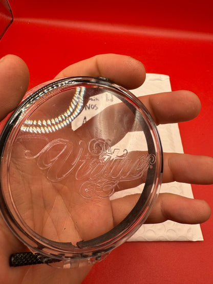 Virtue Crown Rain Lid NOS - used paintball hopper rain lid - clear/chrome
