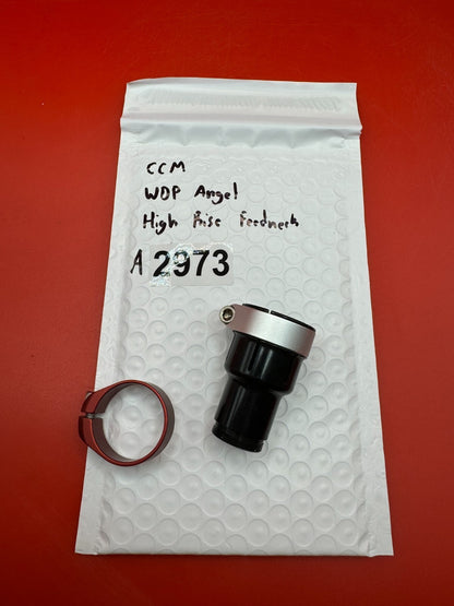 CCM WDP Angel High Rise Feedneck - used paintball feedneck - black/silver