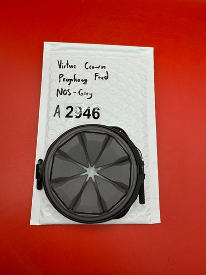 Virtue Crown Prophecy Feed NOS - Grey - used paintball hopper feed lid - grey