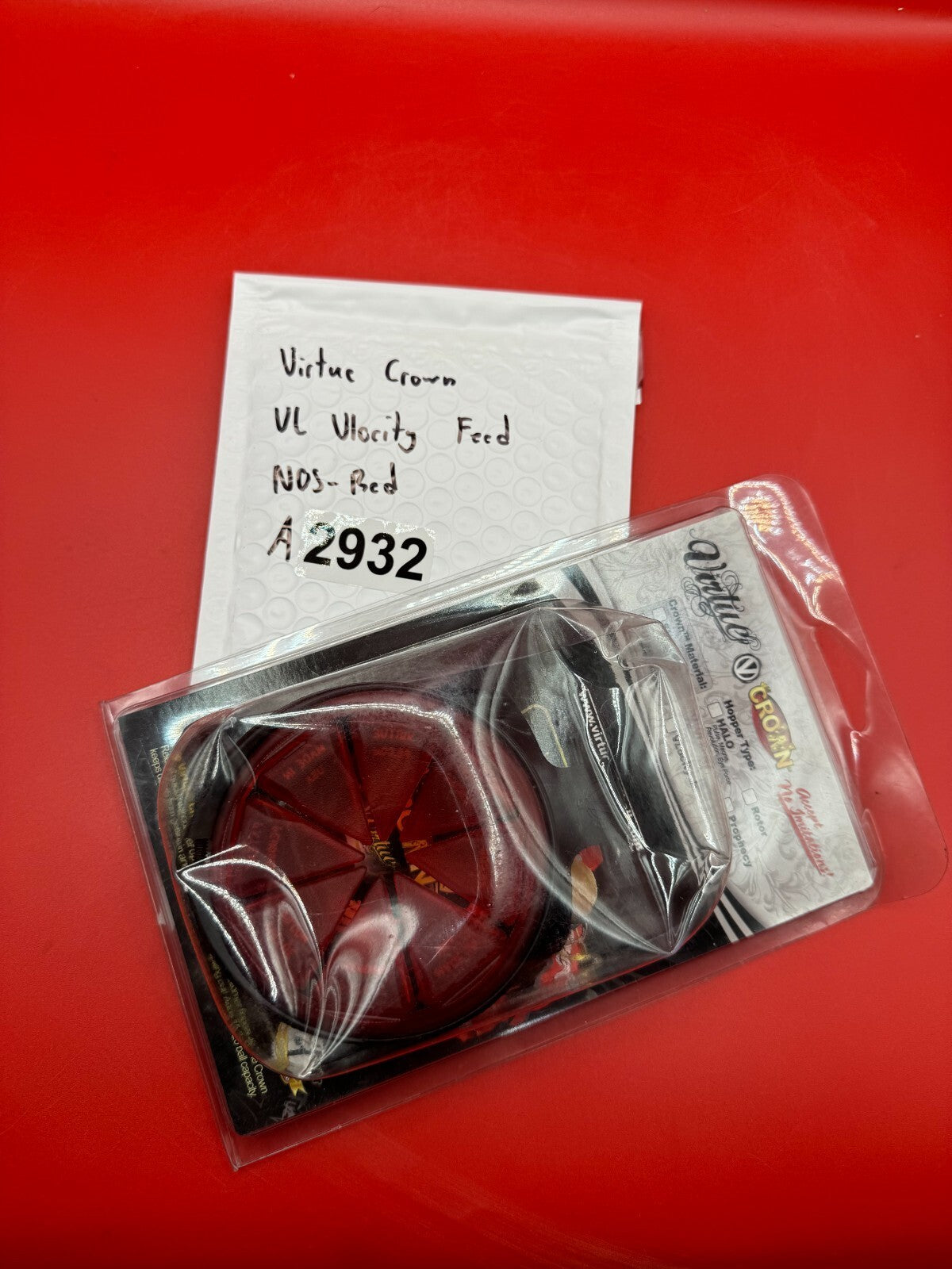 Virtue Crown VL Vlocity Feed NOS - Red
