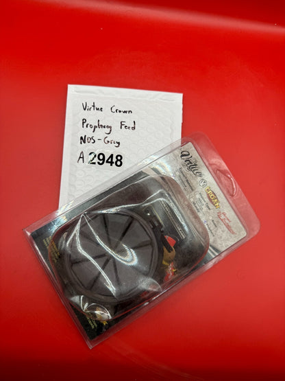 Virtue Crown Prophecy Feed NOS - Grey - used paintball hopper feed cover - grey