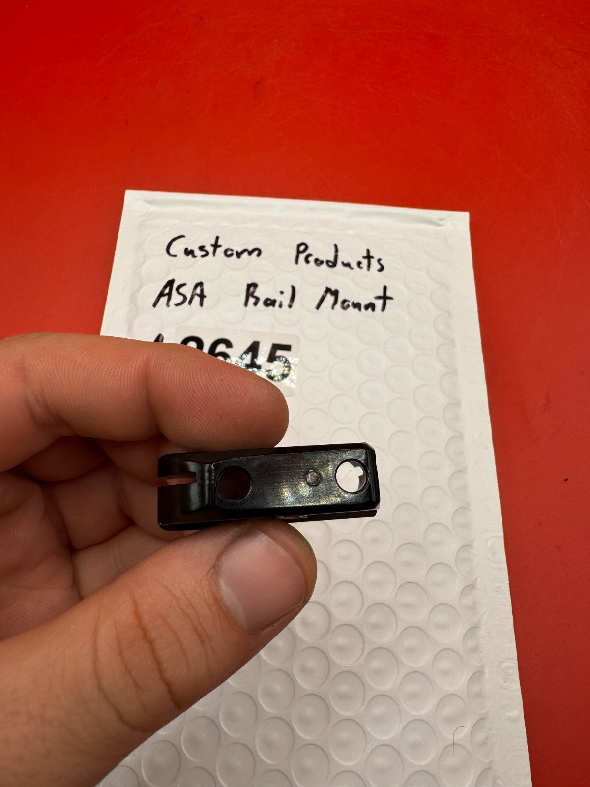 CCM ASA Rail Mount - used paintball asa rail mount - black