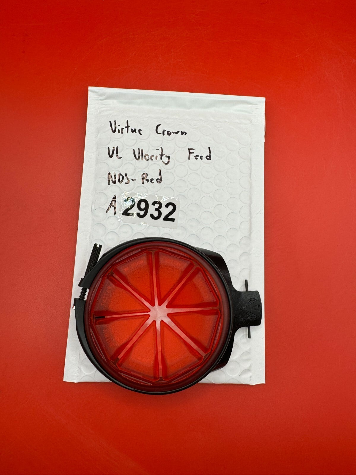 Virtue Crown VL Vlocity Feed NOS - Red