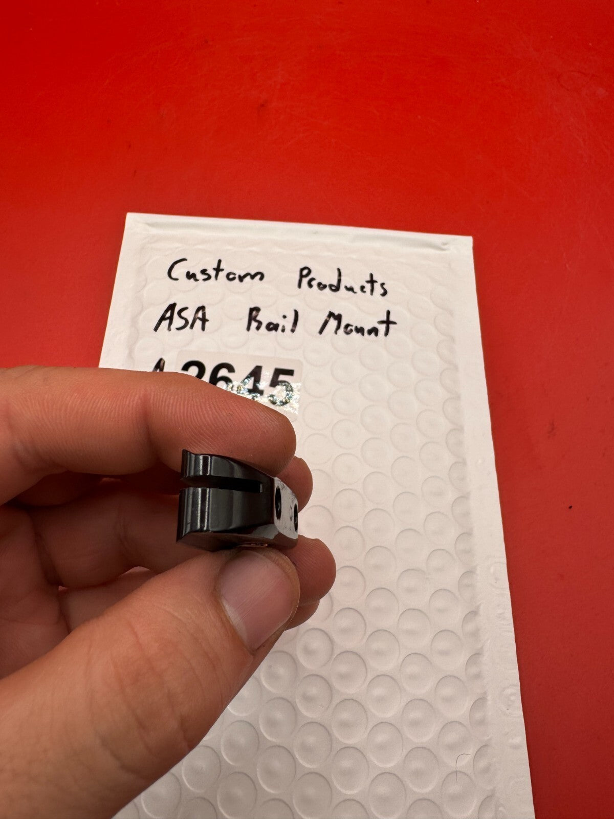 CCM ASA Rail Mount - used paintball asa rail mount - black