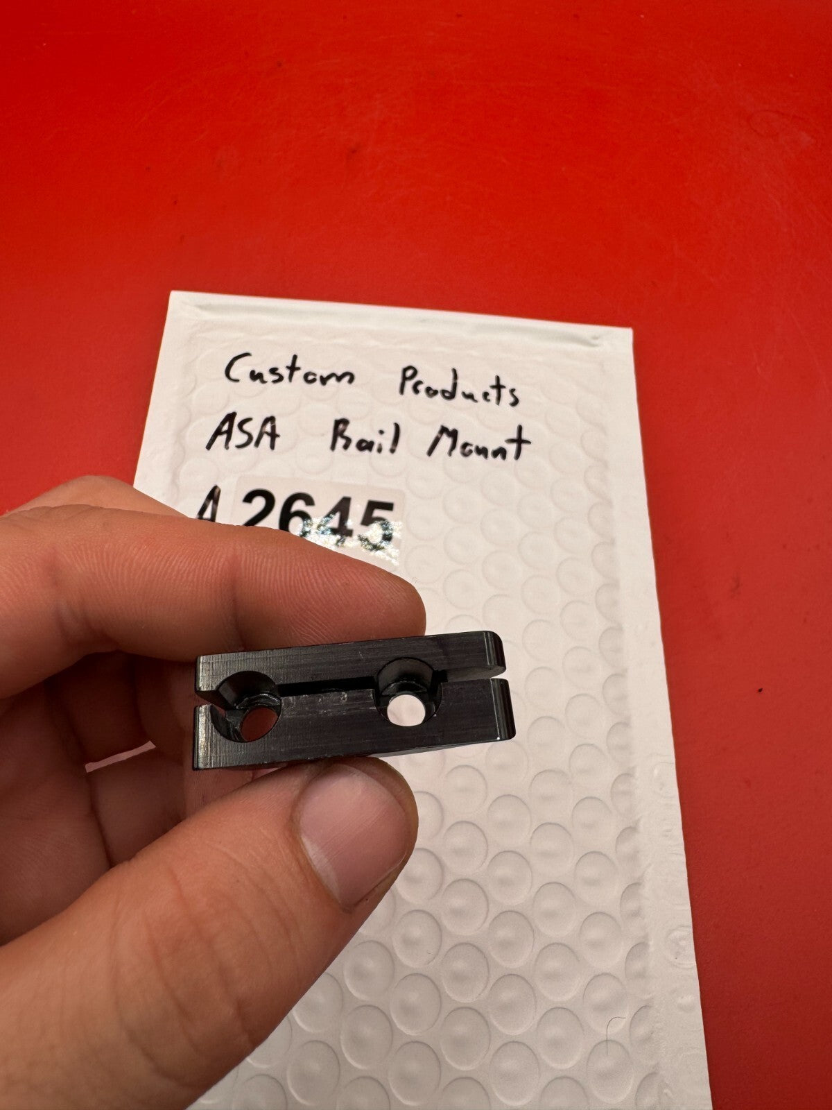 CCM ASA Rail Mount - used paintball asa rail mount - black