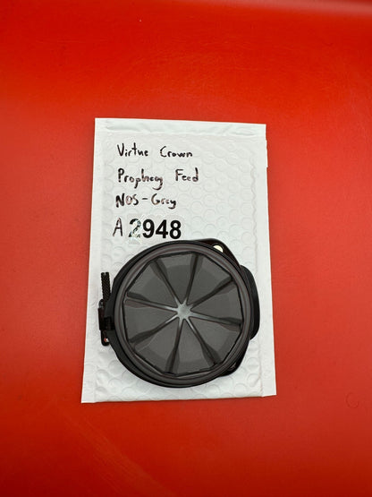 Virtue Crown Prophecy Feed NOS - Grey - used paintball hopper feed cover - grey
