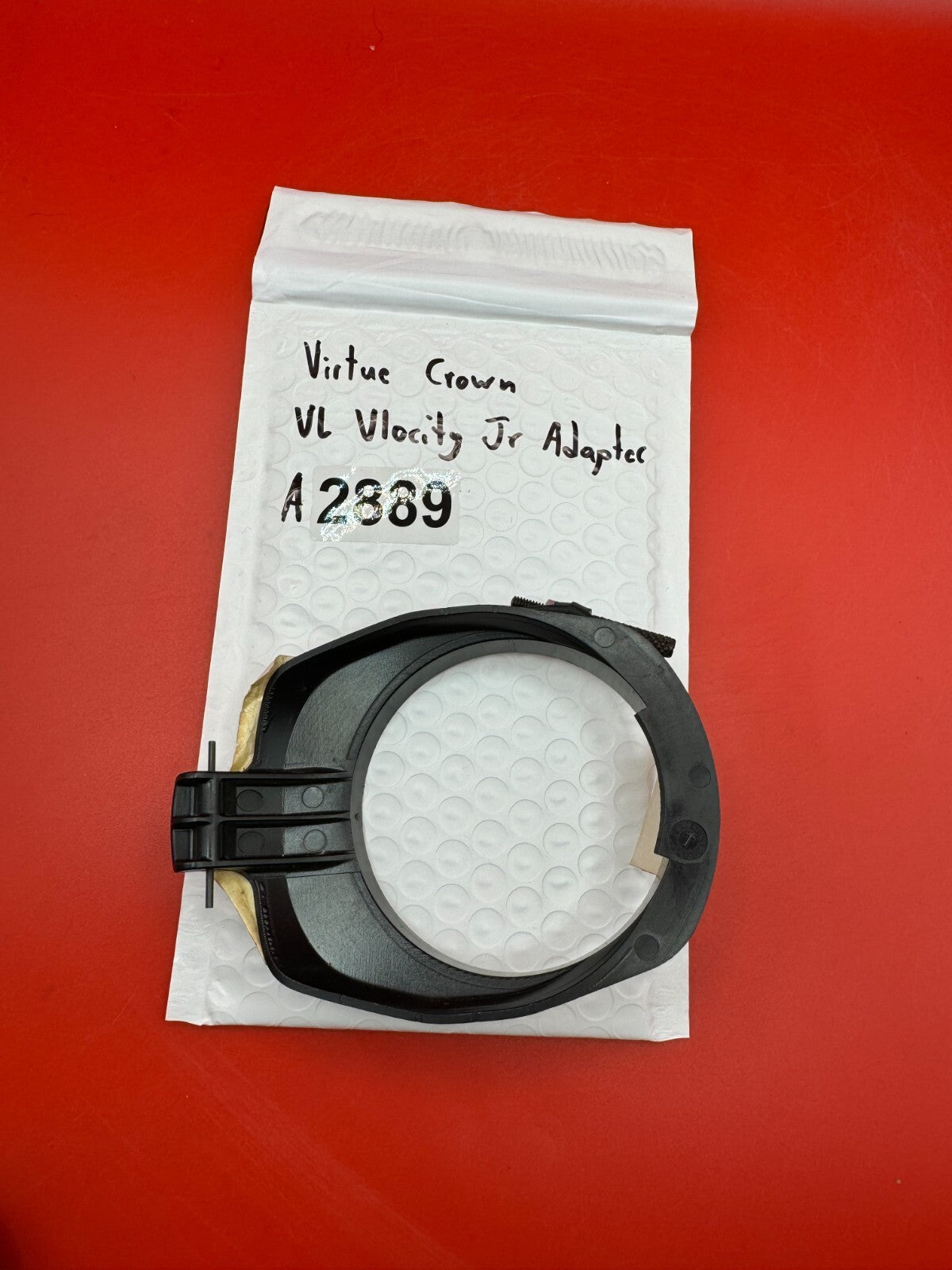 Virtue Crown VL Vlocity Jr Adapter - used paintball feedneck adapter - black