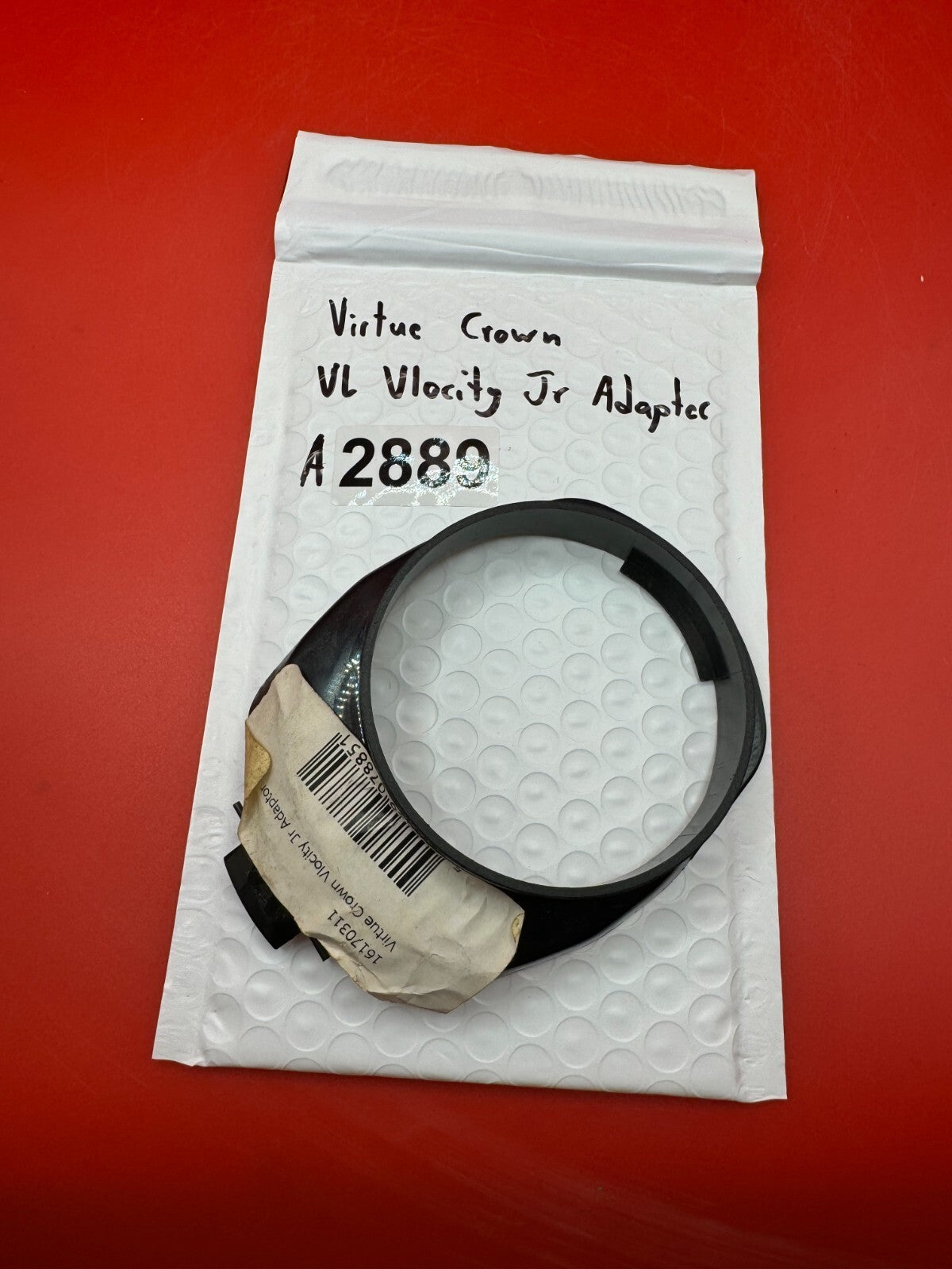 Virtue Crown VL Vlocity Jr Adapter - used paintball feedneck adapter - black