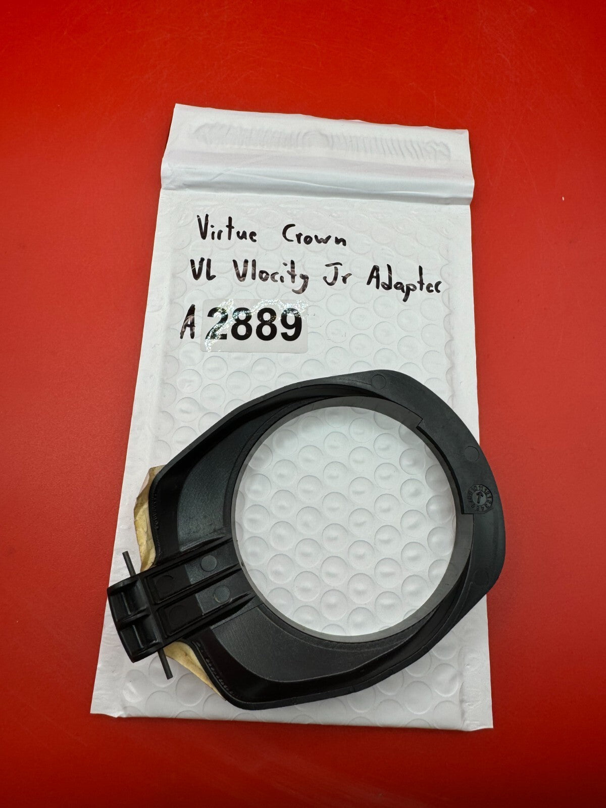 Virtue Crown VL Vlocity Jr Adapter - used paintball feedneck adapter - black
