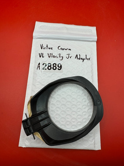 Virtue Crown VL Vlocity Jr Adapter - used paintball feedneck adapter - black