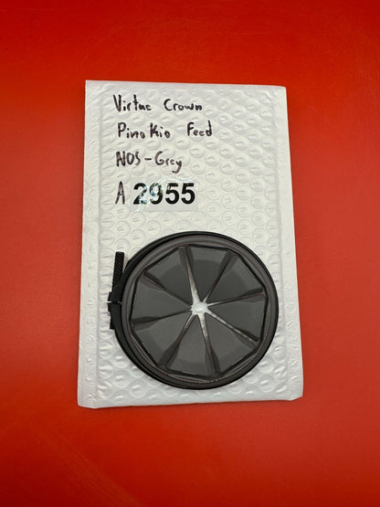 Virtue Crown Pinokio Feed NOS - Grey - used paintball hopper feed lid - grey