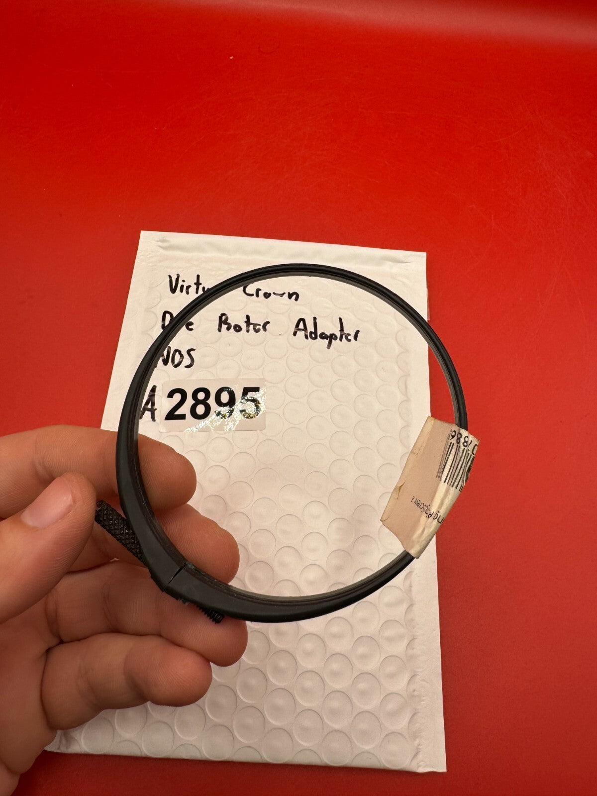 Virtue Crown Dye Rotor Adapter NOS - used paintball feedneck adapter - black