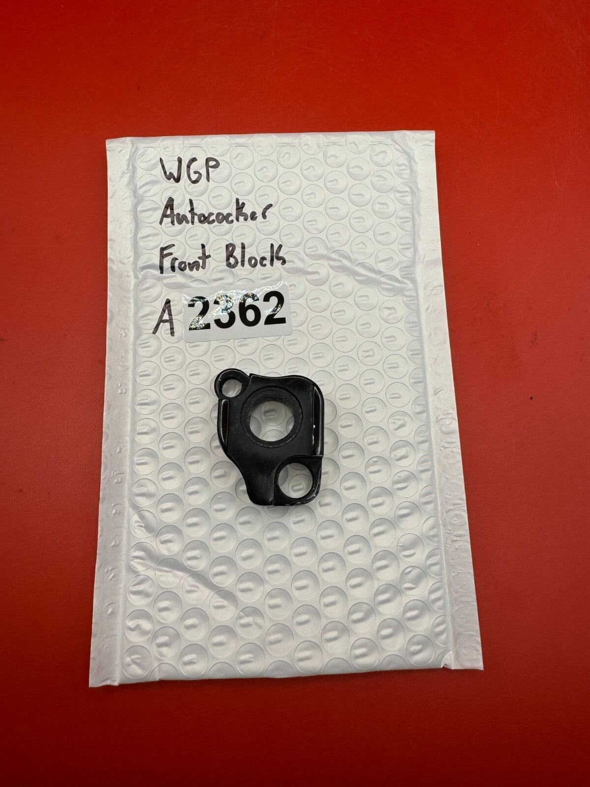 WGP Autococker Front BLock - used paintball front block - black
