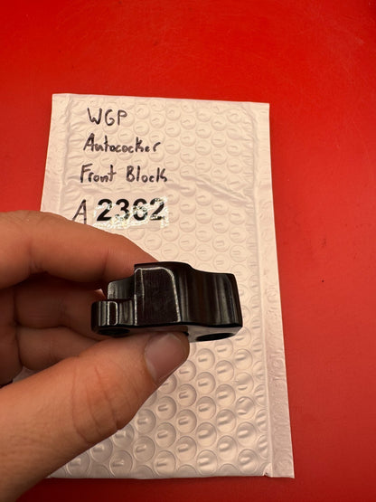 WGP Autococker Front BLock - used paintball front block - black