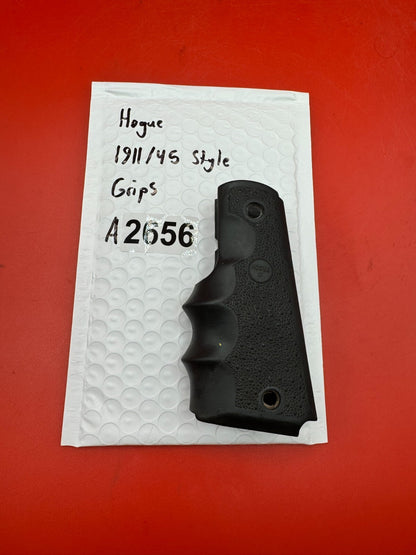 Hogue 1911/45 Style Grips - used paintball grip panel - black