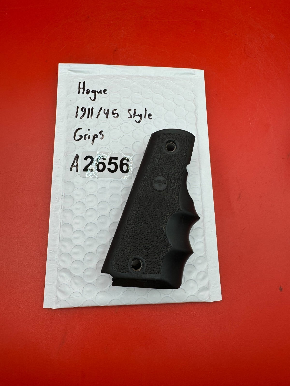 Hogue 1911/45 Style Grips - used paintball grip panel - black