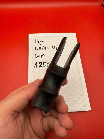 Hogue 1911/45 Style Grips - used paintball grip panel - black