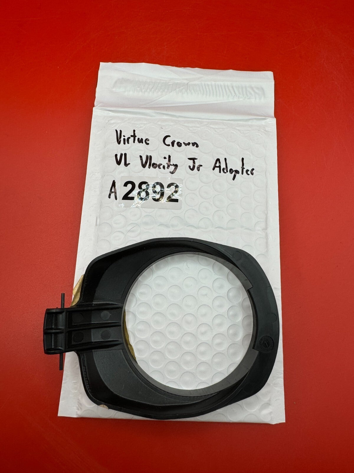 Virtue Crown VL Vlocity Jr Adapter - used paintball hopper adapter - black