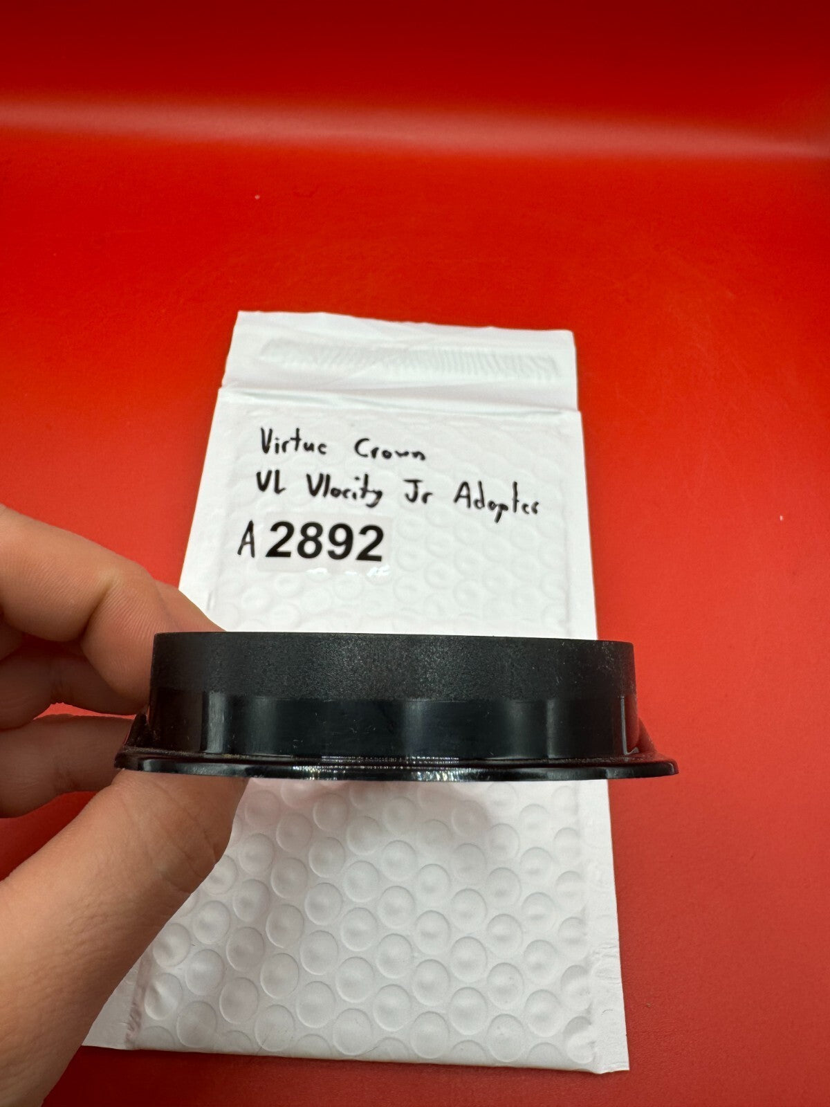 Virtue Crown VL Vlocity Jr Adapter - used paintball hopper adapter - black