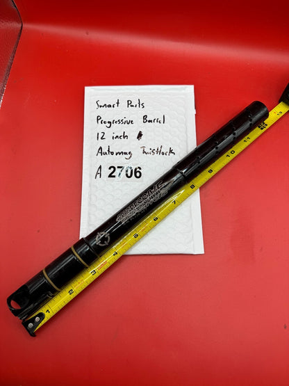 Smart Parts Progressive Paintball Barrel 12 inch Automag Twistlock - used paintball barrel - black