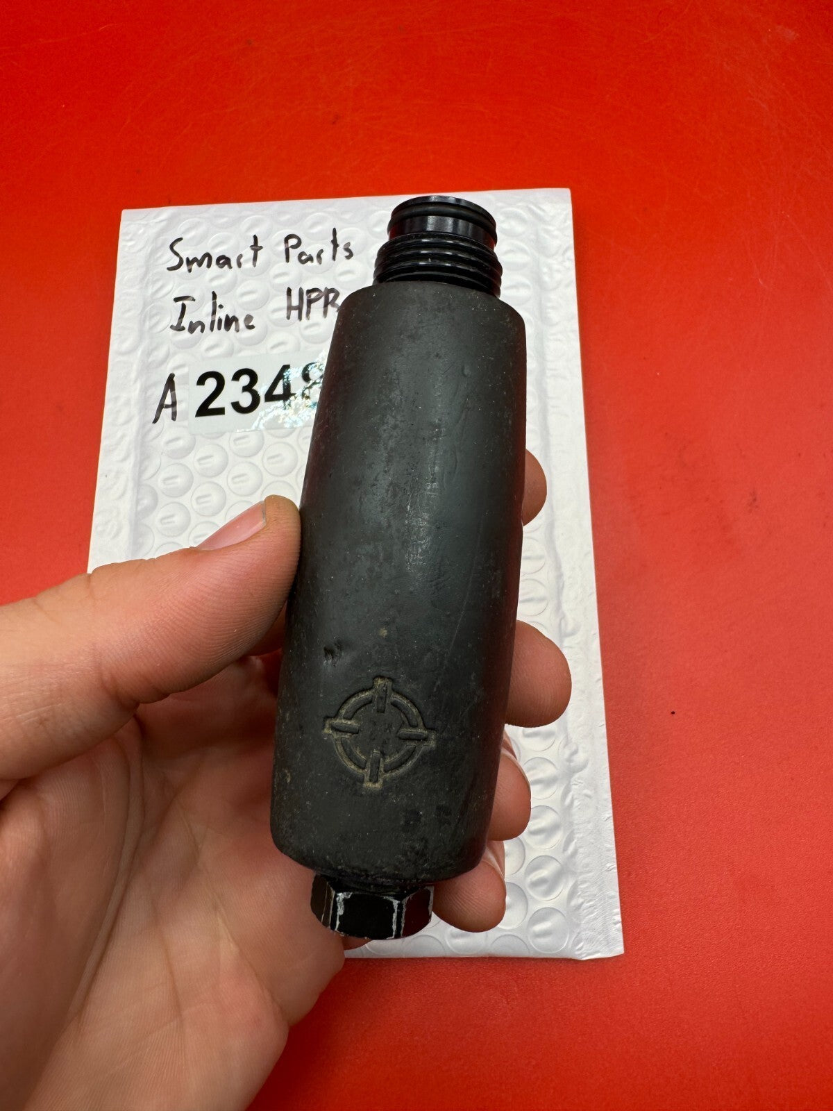 Smart Parts Inline HPR - used paintball hpr (high pressure regulator) - black