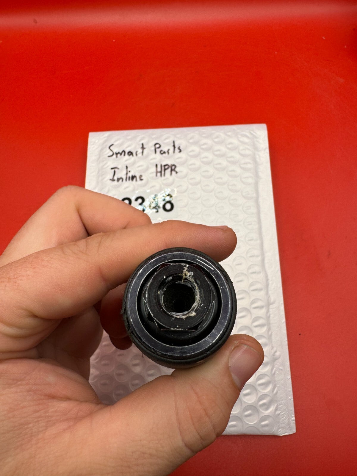 Smart Parts Inline HPR - used paintball hpr (high pressure regulator) - black