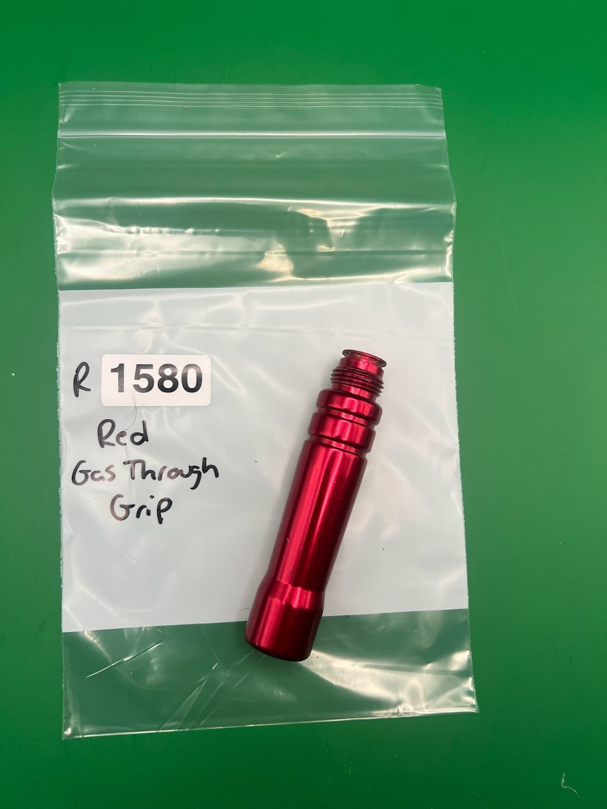 Red Gas Through Grip