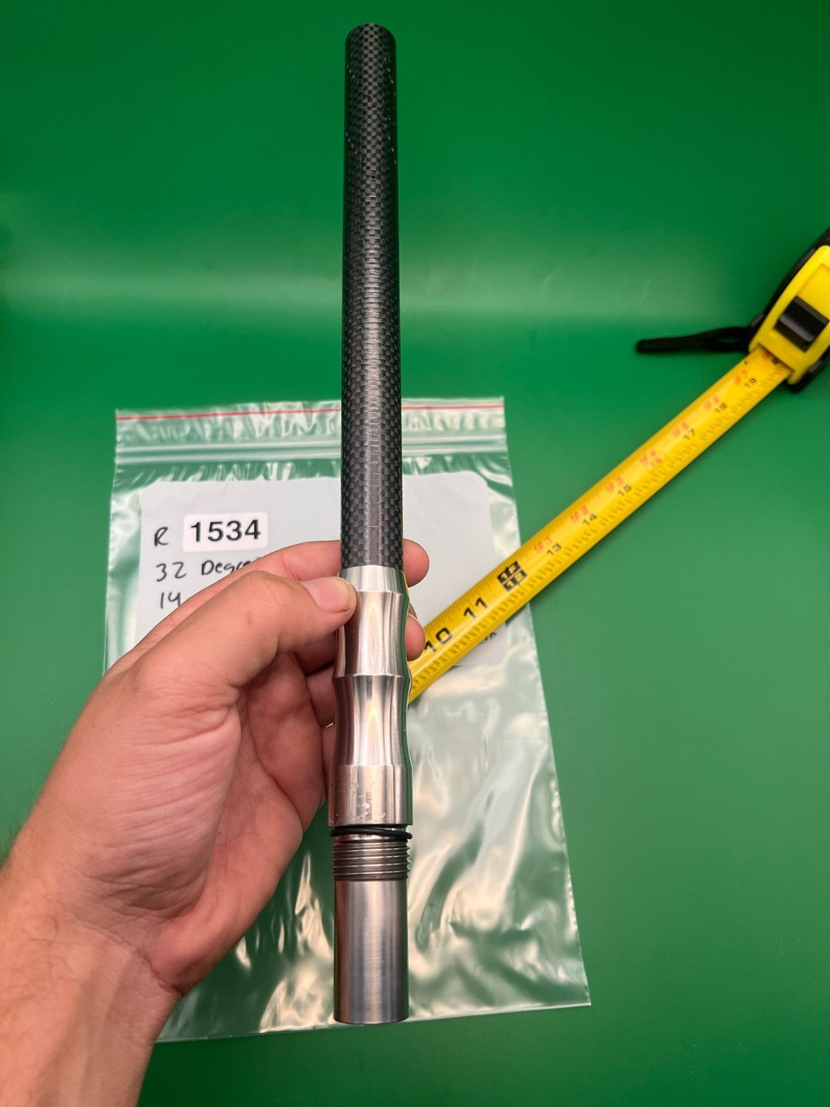 32 Degrees 14 inch Paintball Barrel 684 Bore Angel Thread
