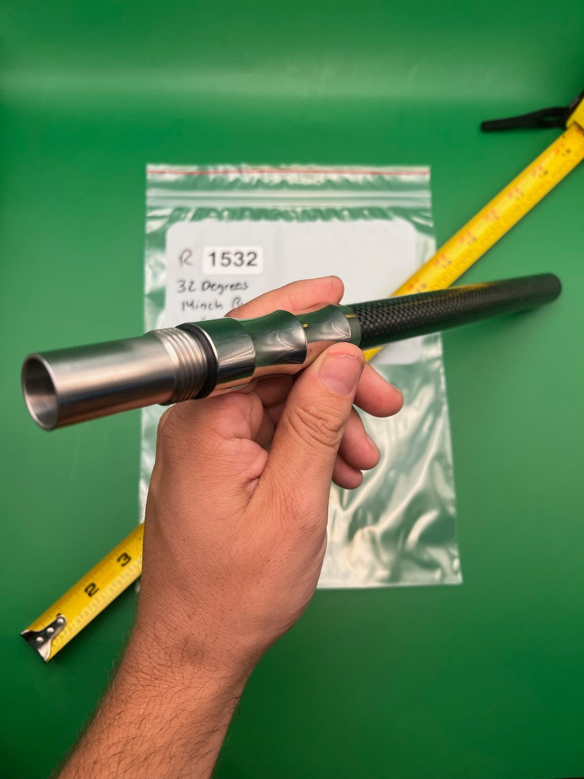 32 Degrees 14 inch Paintball Barrel 684 Bore Angel Thread