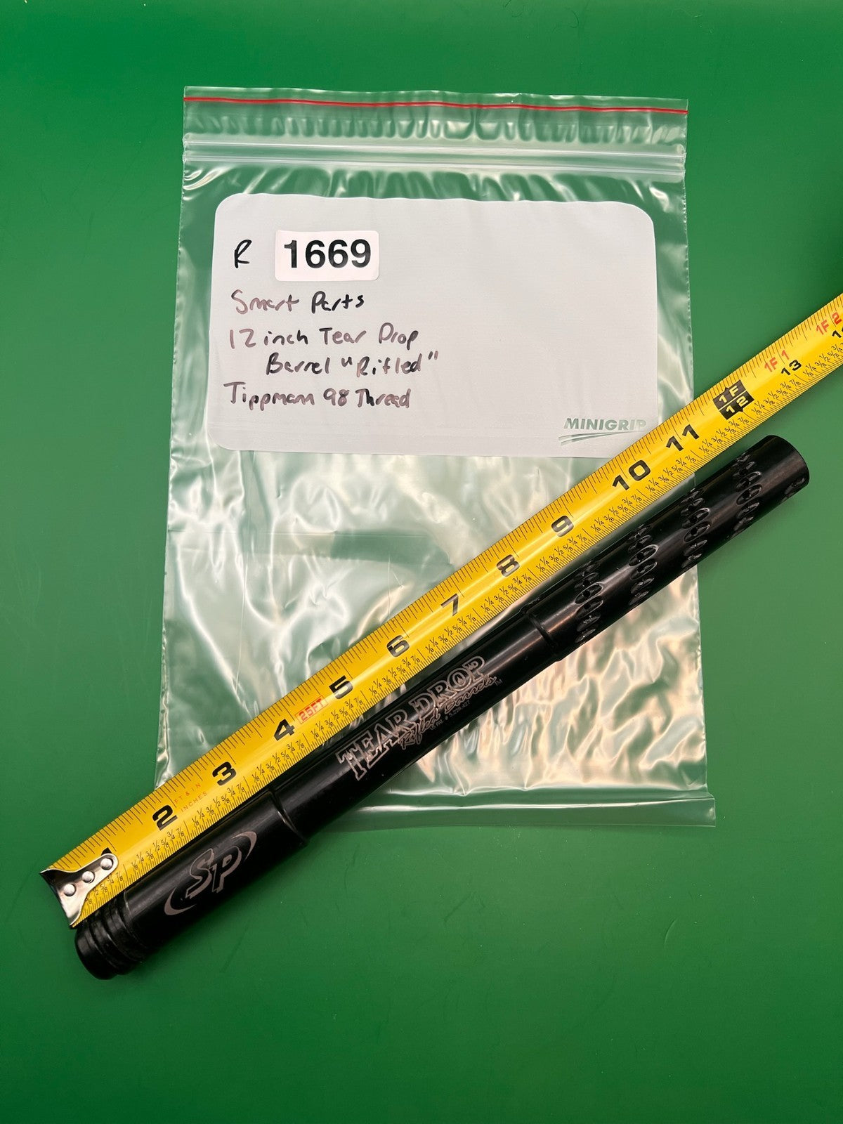 Smart Parts 12inch Tear Drop Barrel ''Rifled'' Tippmann 98 Thread