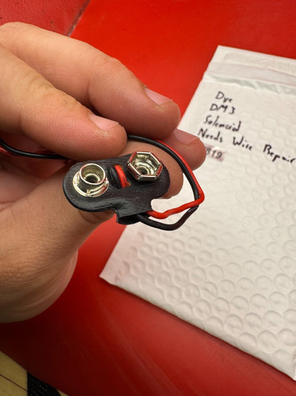 Dye DM3 Solenoid Needs Wire Repair