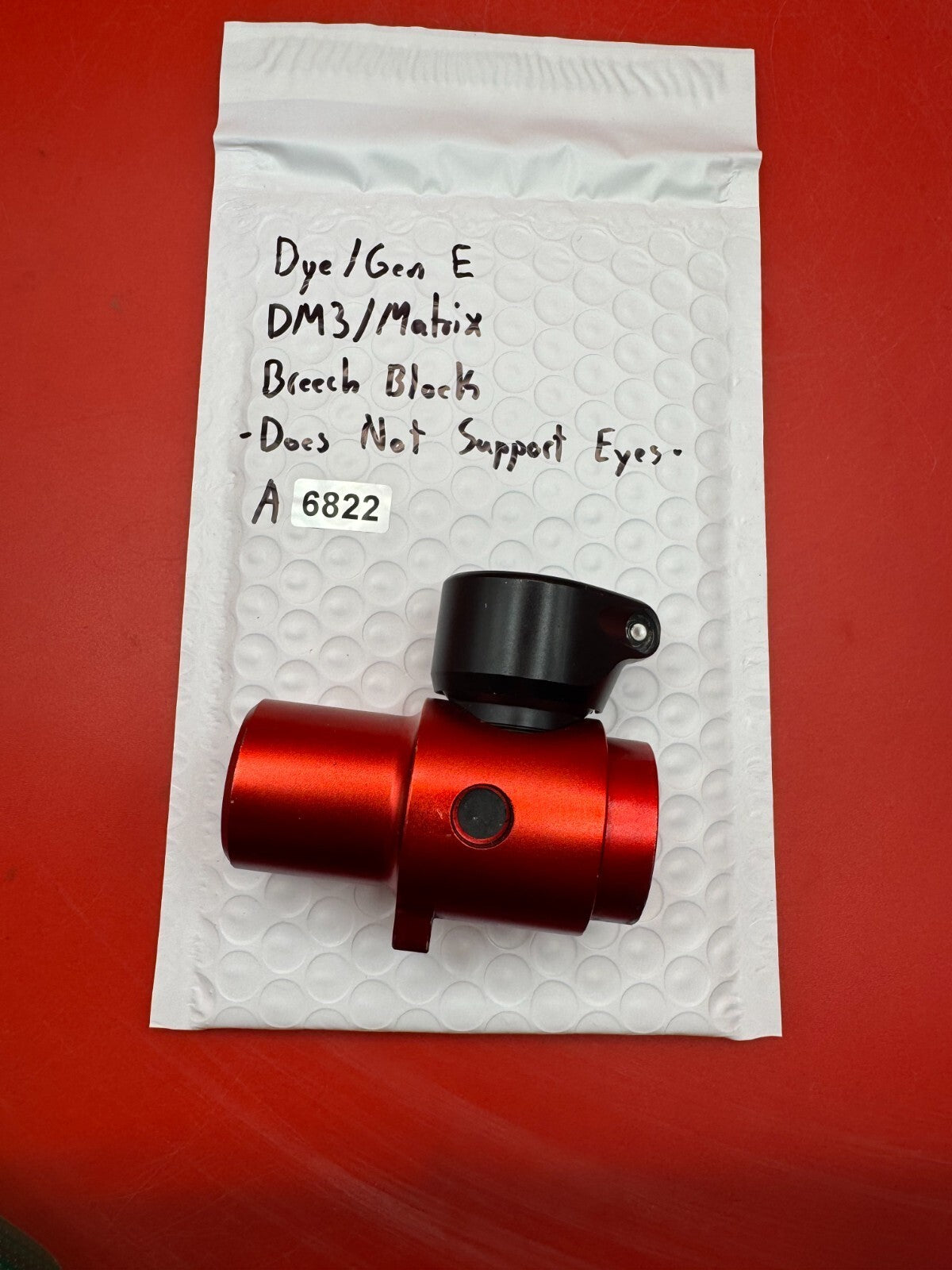 Dye/Gen E DM3/Matrix Breech Block - Does Not Support Eyes