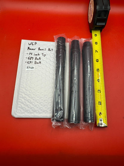 WGP Kaner Paintball Barrel Kit -14 Inch Tip -689 Back -691 Back
