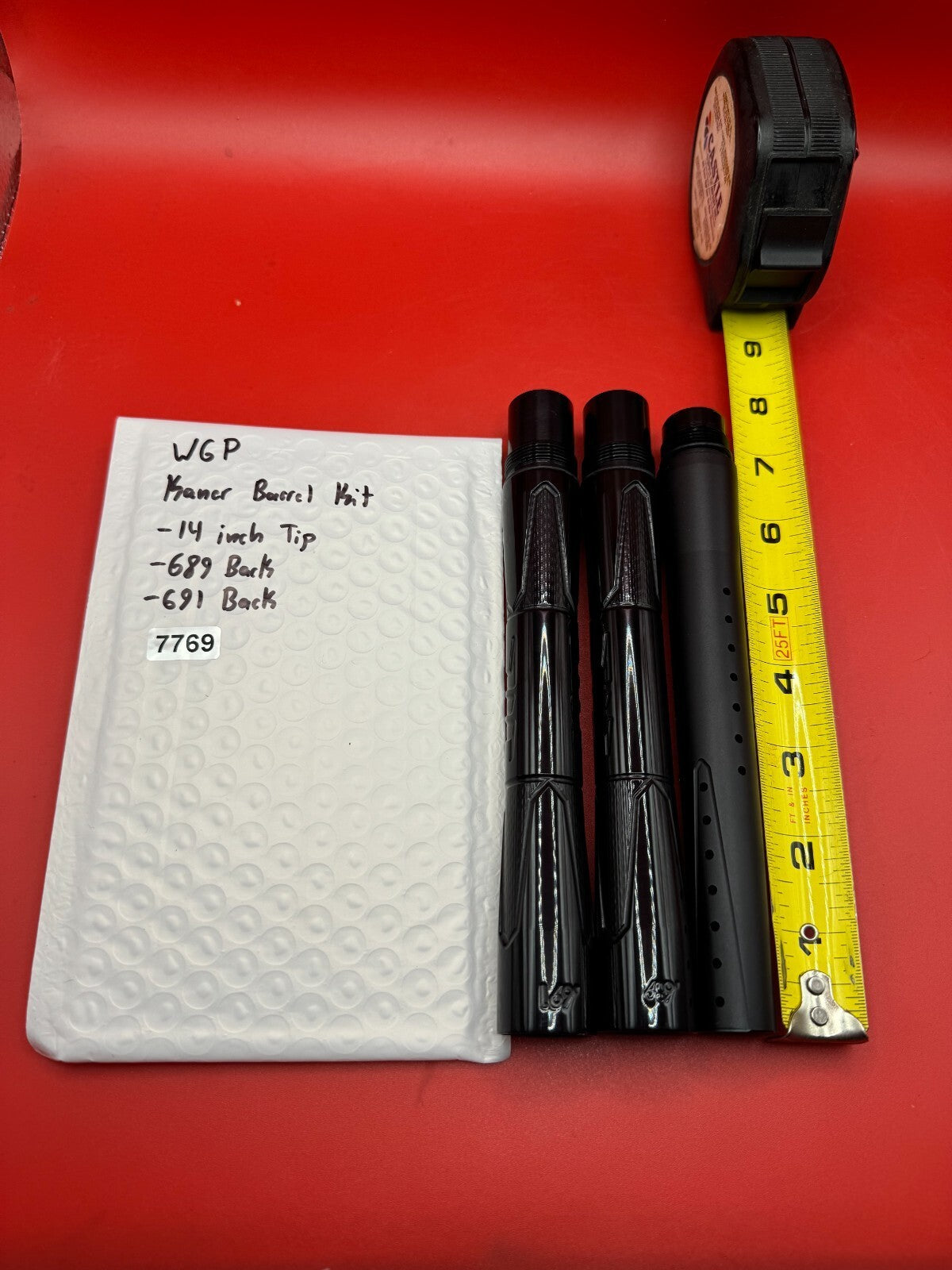 WGP Kaner Paintball Barrel Kit -14 Inch Tip -689 Back -691 Back