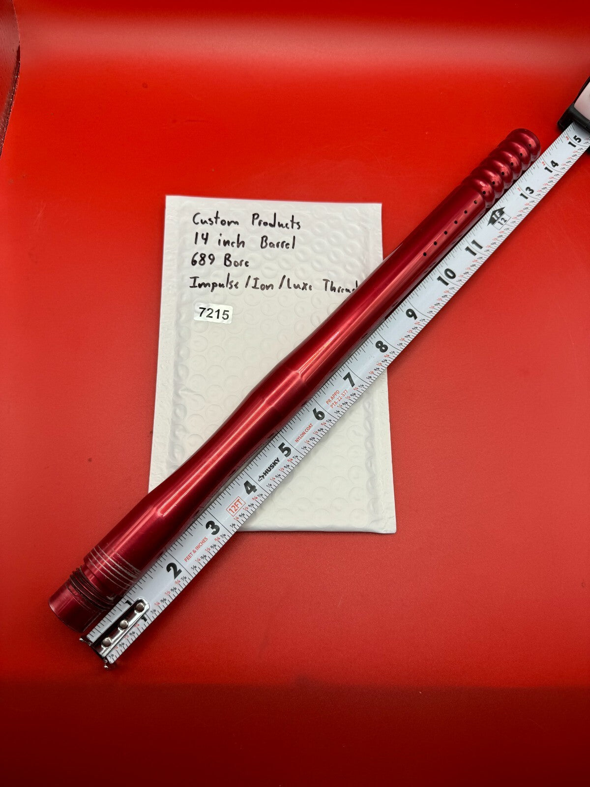 Custom Products 14 inch Paintball Barrel 689 Bore Impulse/Ion/Luxe Thread
