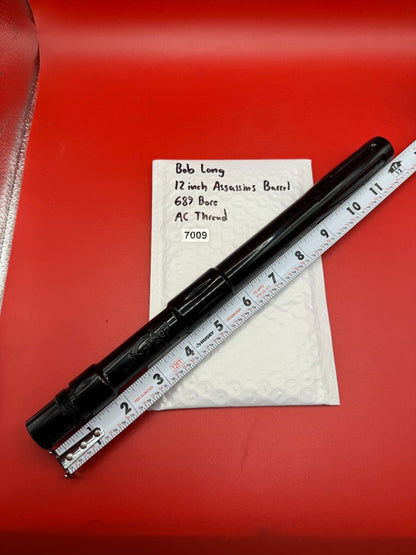 Bob Long 12 inch Assassins Paintball Barrel 689 Bore AC Thread