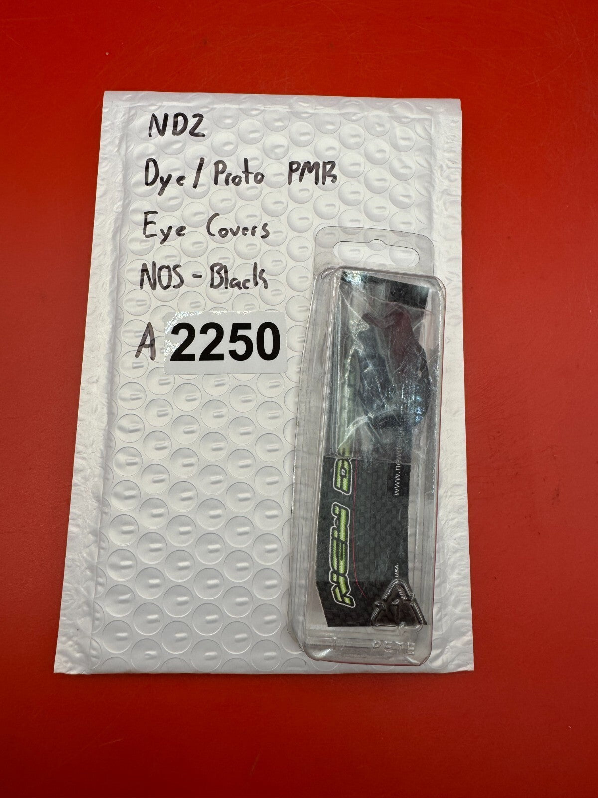 NDZ Dye/Proto PMR Eye Covers NOS-BLack - used paintball eye covers - black
