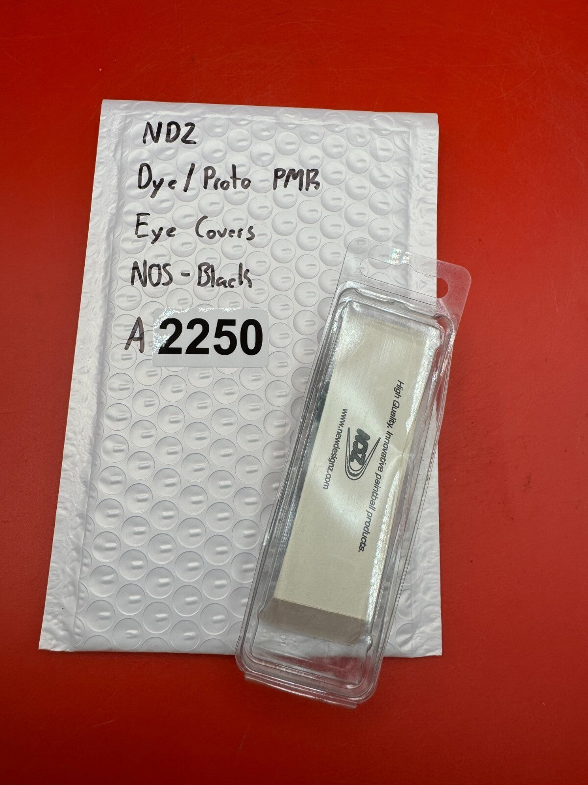 NDZ Dye/Proto PMR Eye Covers NOS-BLack - used paintball eye covers - black