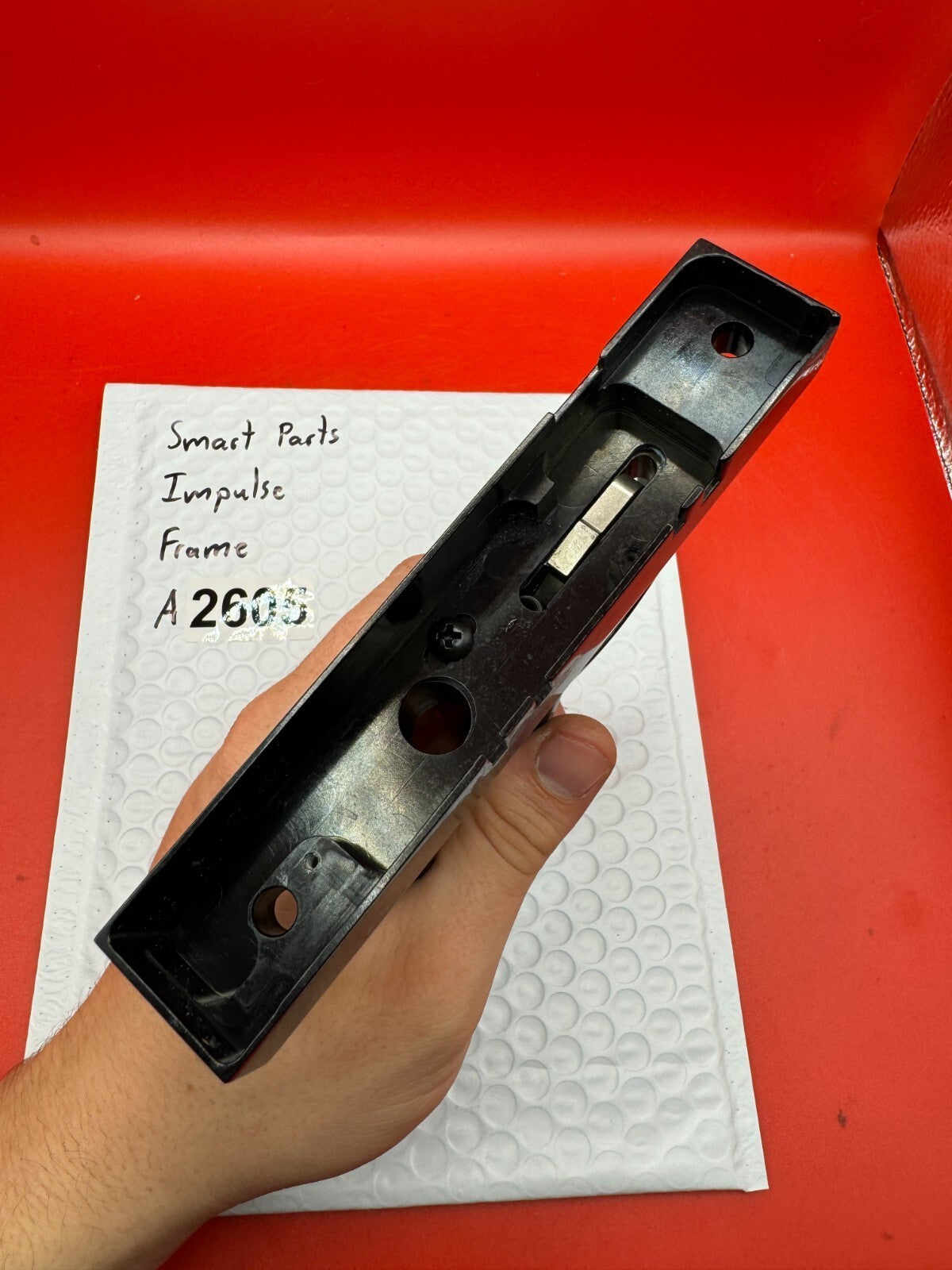 Smart Parts Impulse Frame - used paintball trigger frame - black
