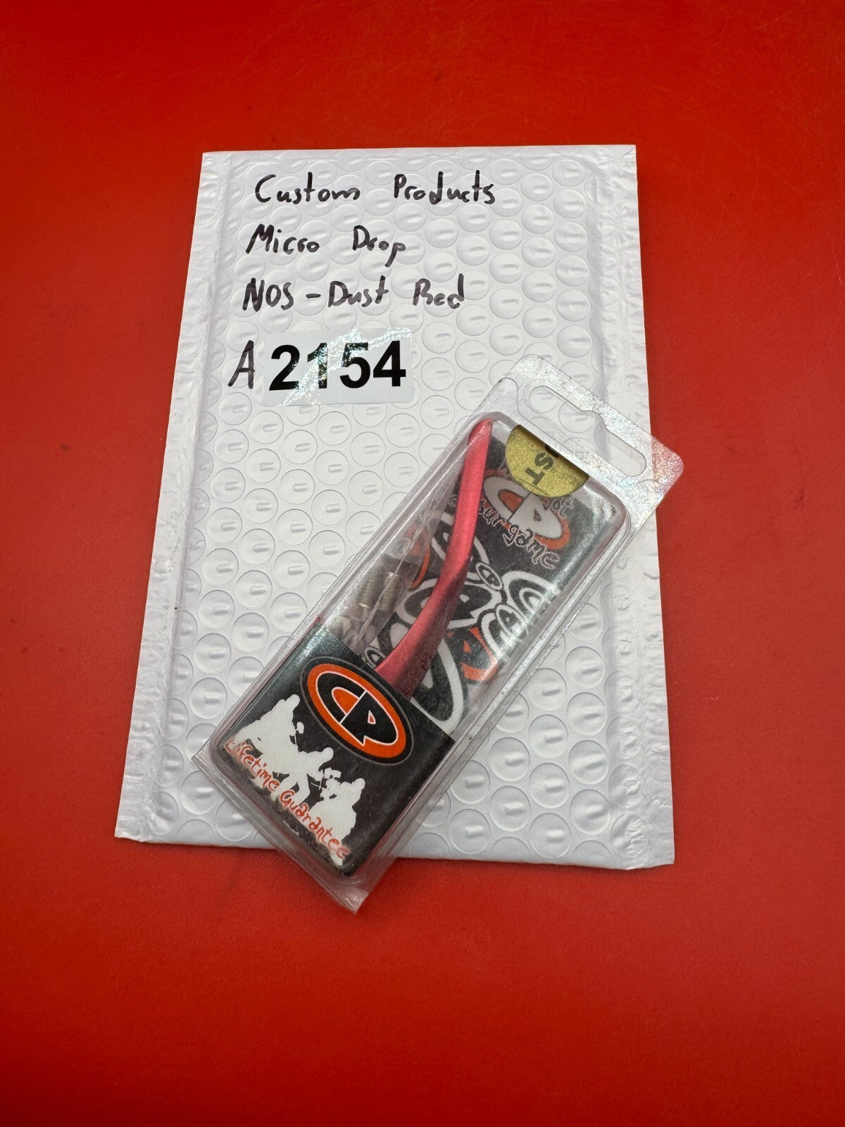 Custom Products Micro Drop NOS-Dust Red - used paintball drop forward / micro drop - dust red