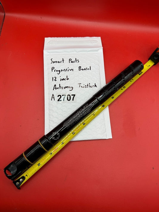 Smart Parts Progressive Barrel 12 inch Automag Twistlock - used paintball barrel - black