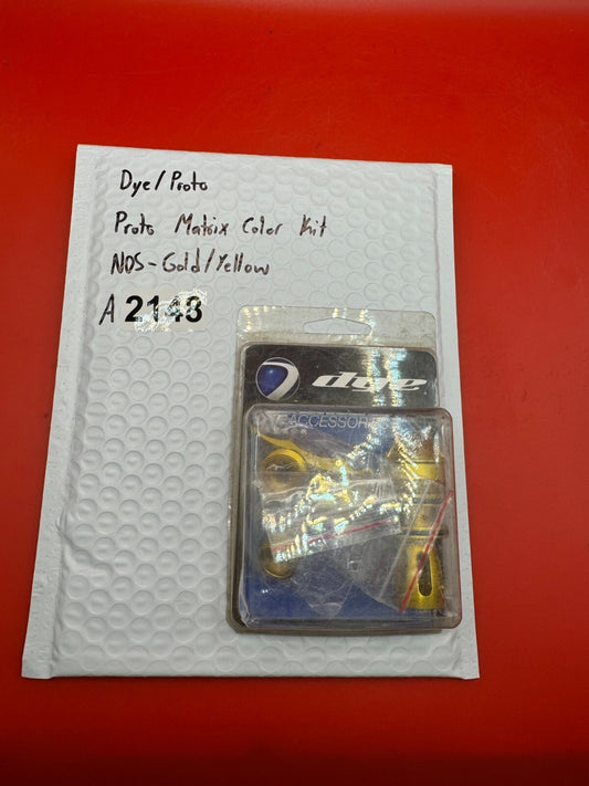 Dye/Proto Proto Matrix Color Kit NOS-Gold/Yellow - used paintball color kit / accessory pack - gold/yellow anno