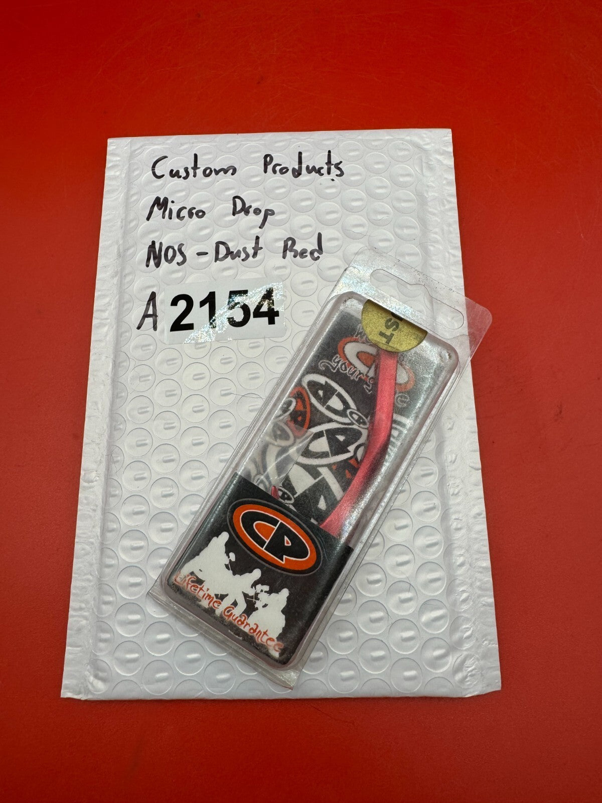 Custom Products Micro Drop NOS-Dust Red - used paintball drop forward / micro drop - dust red