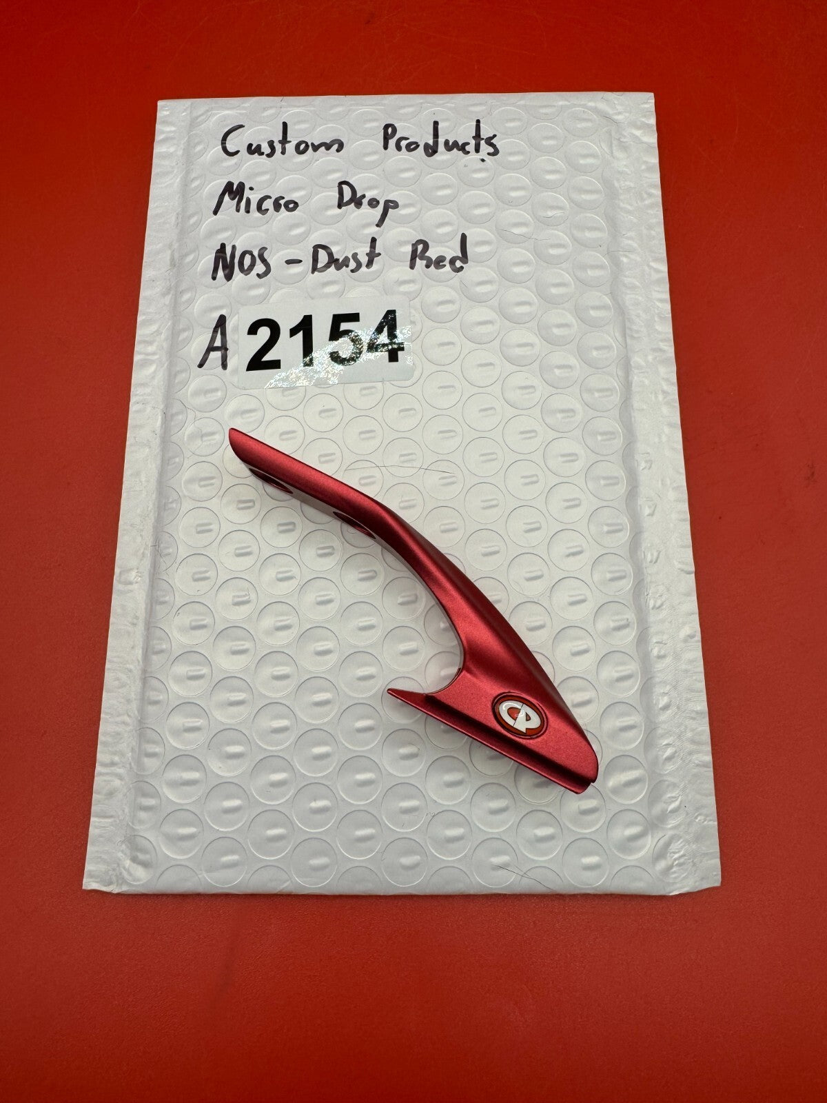 Custom Products Micro Drop NOS-Dust Red - used paintball drop forward / micro drop - dust red