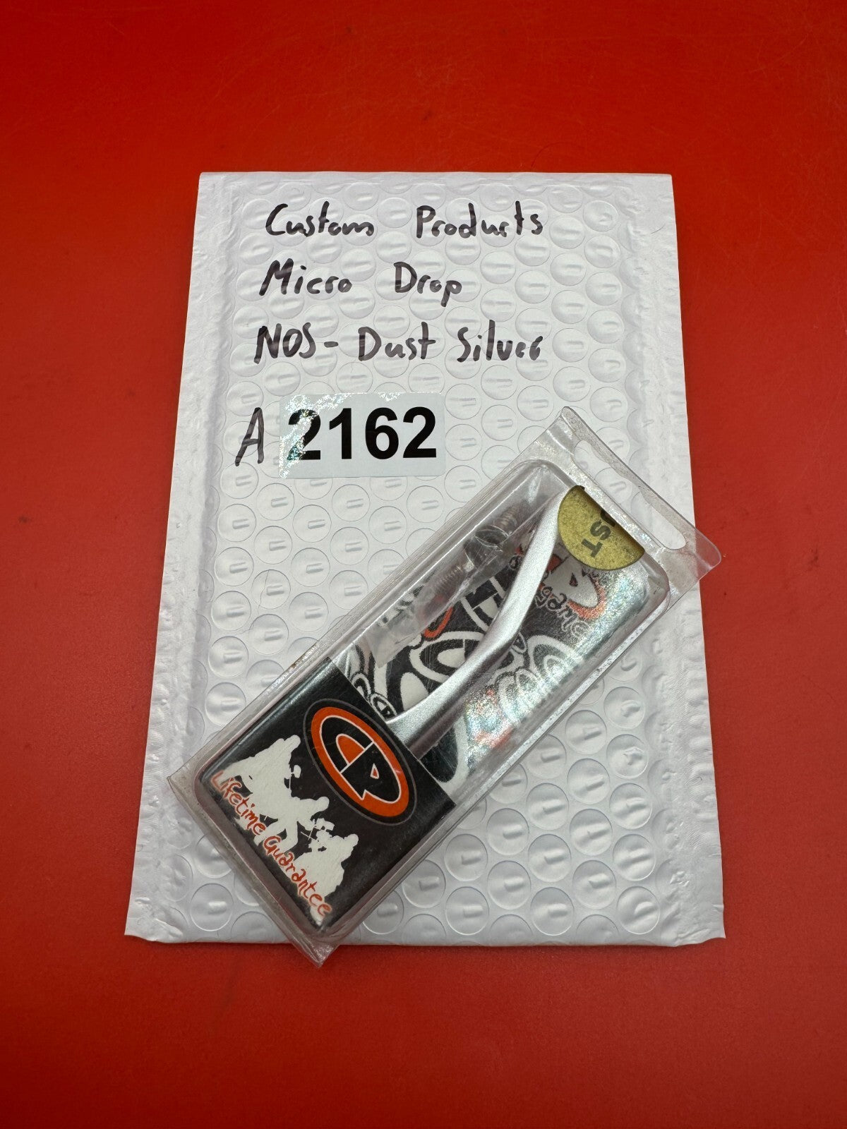 Custom Products Micro Drop NOS-Dust Silver - used paintball drop forward - dust silver